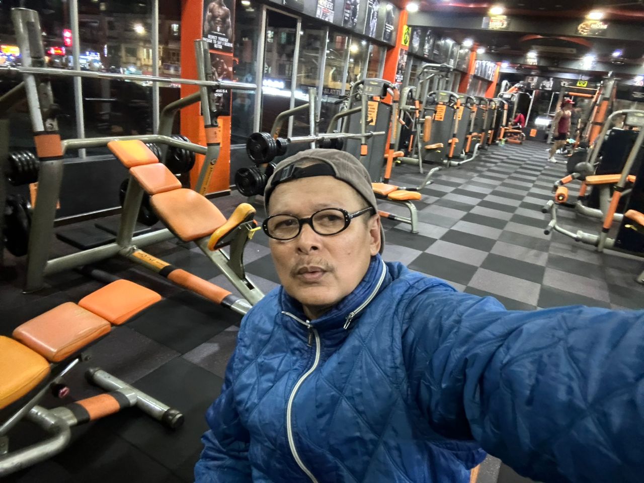 Norzuki at the gym