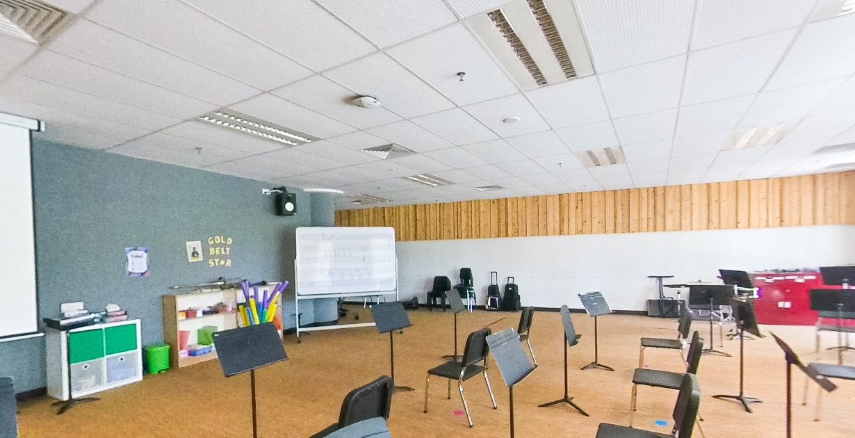 ES elementary school music classroom