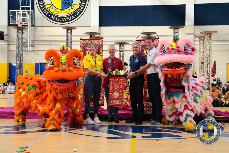Principals during the Lunar New Year celebration